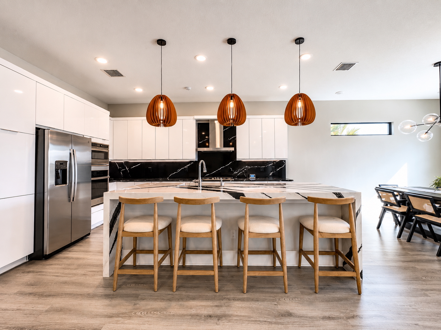 Kitchen, evening